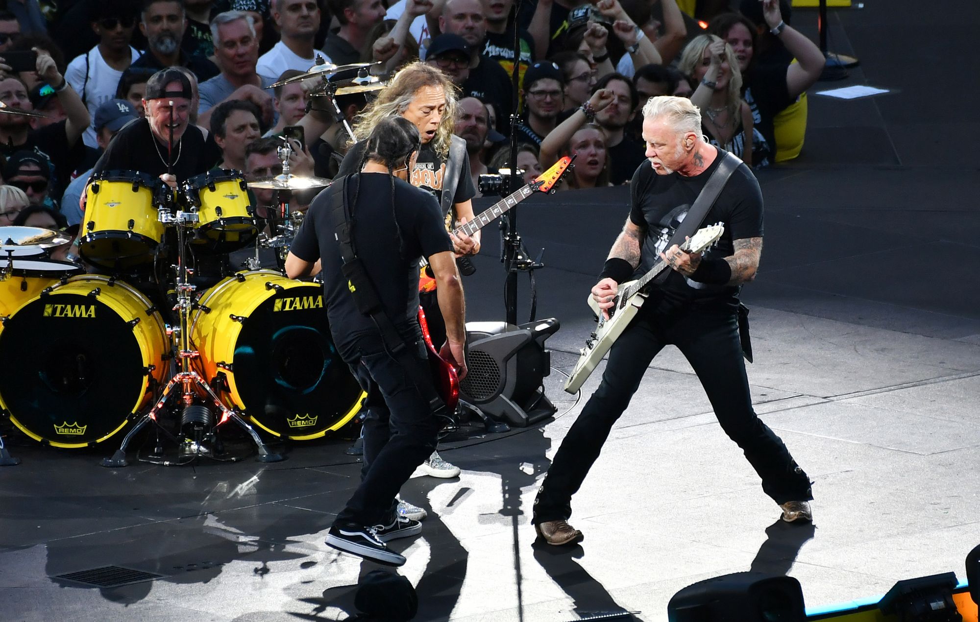 Audience at a Metallica concert